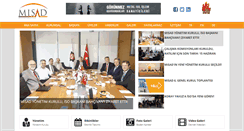 Desktop Screenshot of misad.org.tr